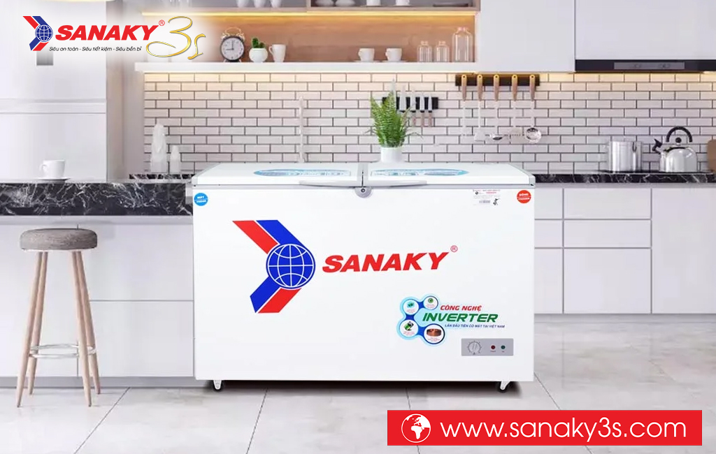 Tủ đông Inverter Sanaky VH-3699W3 dung tích 260L