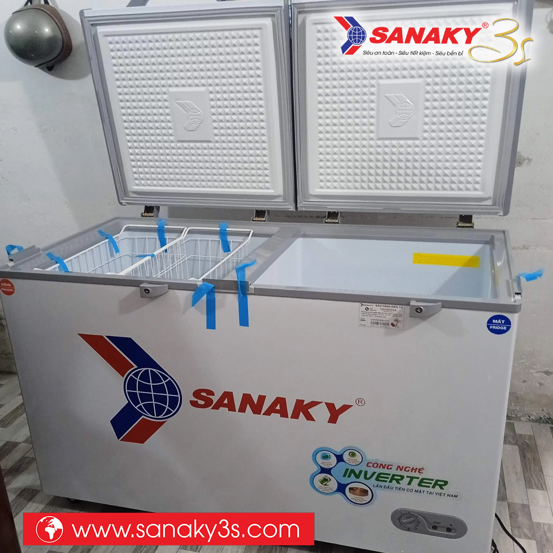 Tủ đông Sanaky inverter VH-3699W3 dung tích 260L