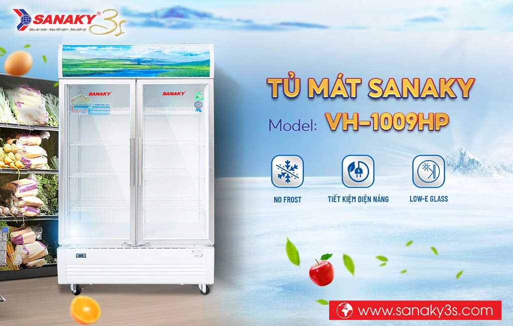 Tủ mát Sanaky DAVH-1009HP 900L