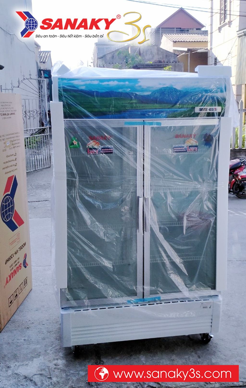 Tủ mát Sanaky DAVH-1009HP chóng đọng sương