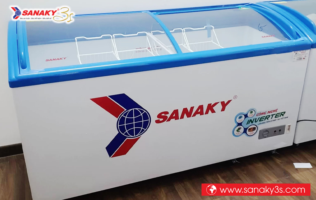 Tủ đông Sanaky inverter VH-6899K3 dung tích 437L