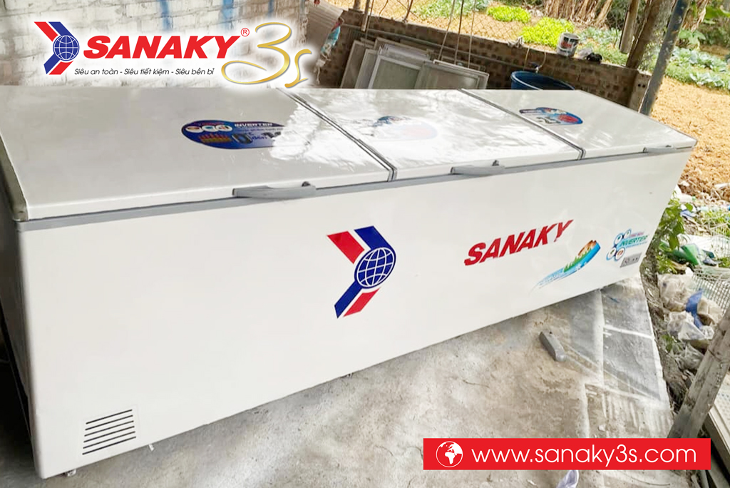 Tủ đông Sanaky 1300 Lít Inverter