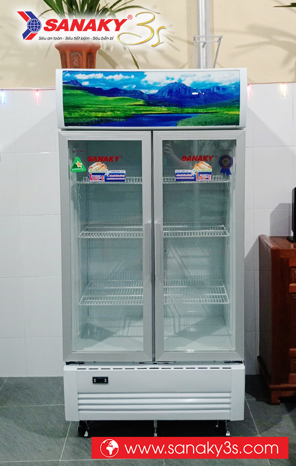 Tủ mát 2 cánh Sanaky DAVH-6009HP 500L