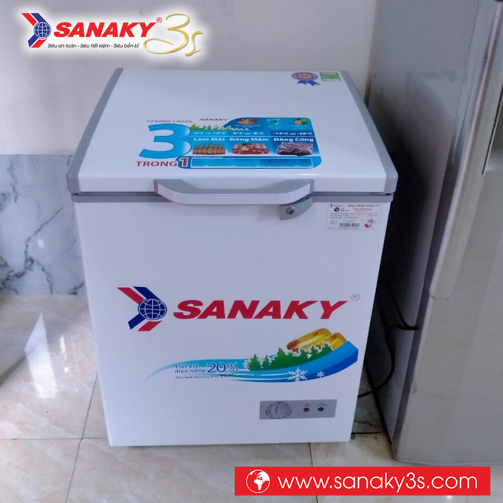 Tủ đông 1 ngăn Sanaky VH-1599HY