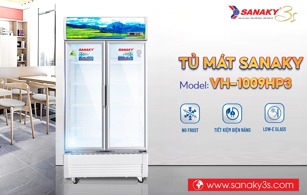 Tủ mát inverter Sanaky DAVH-1009HP3 900L