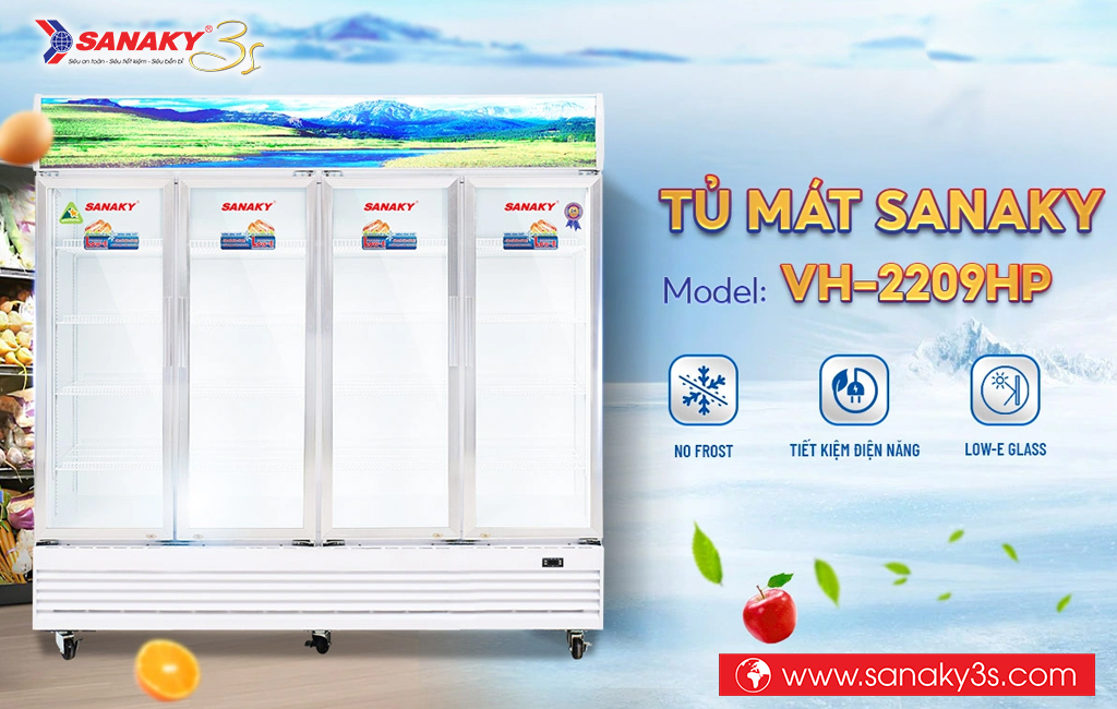 Tủ mát Sanaky VH-2209HP 2000L