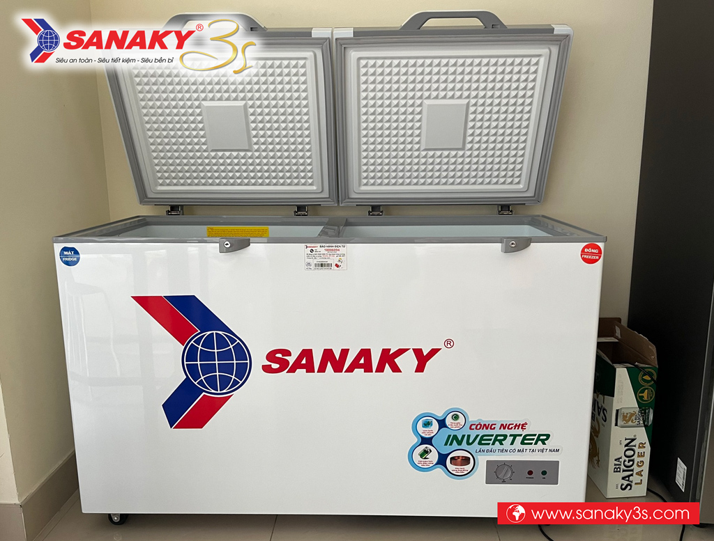 Tủ đông Inverter Sanaky VH-4099W4K 400 lít chính hãng