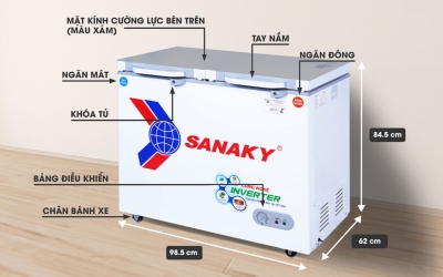 Tủ đông Inverter Sanaky VH-2599W4K