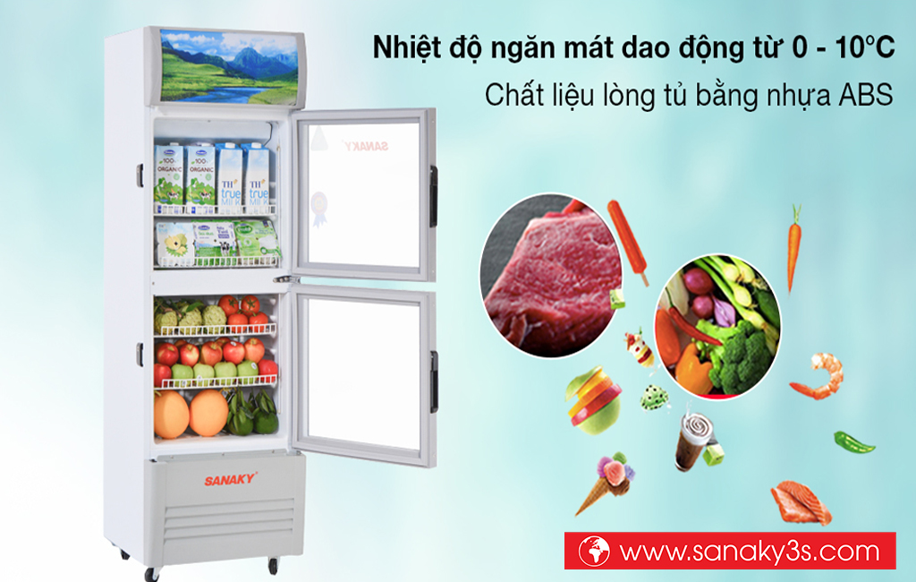 Nhiệt độ Tủ mát Sanaky VH-358WL