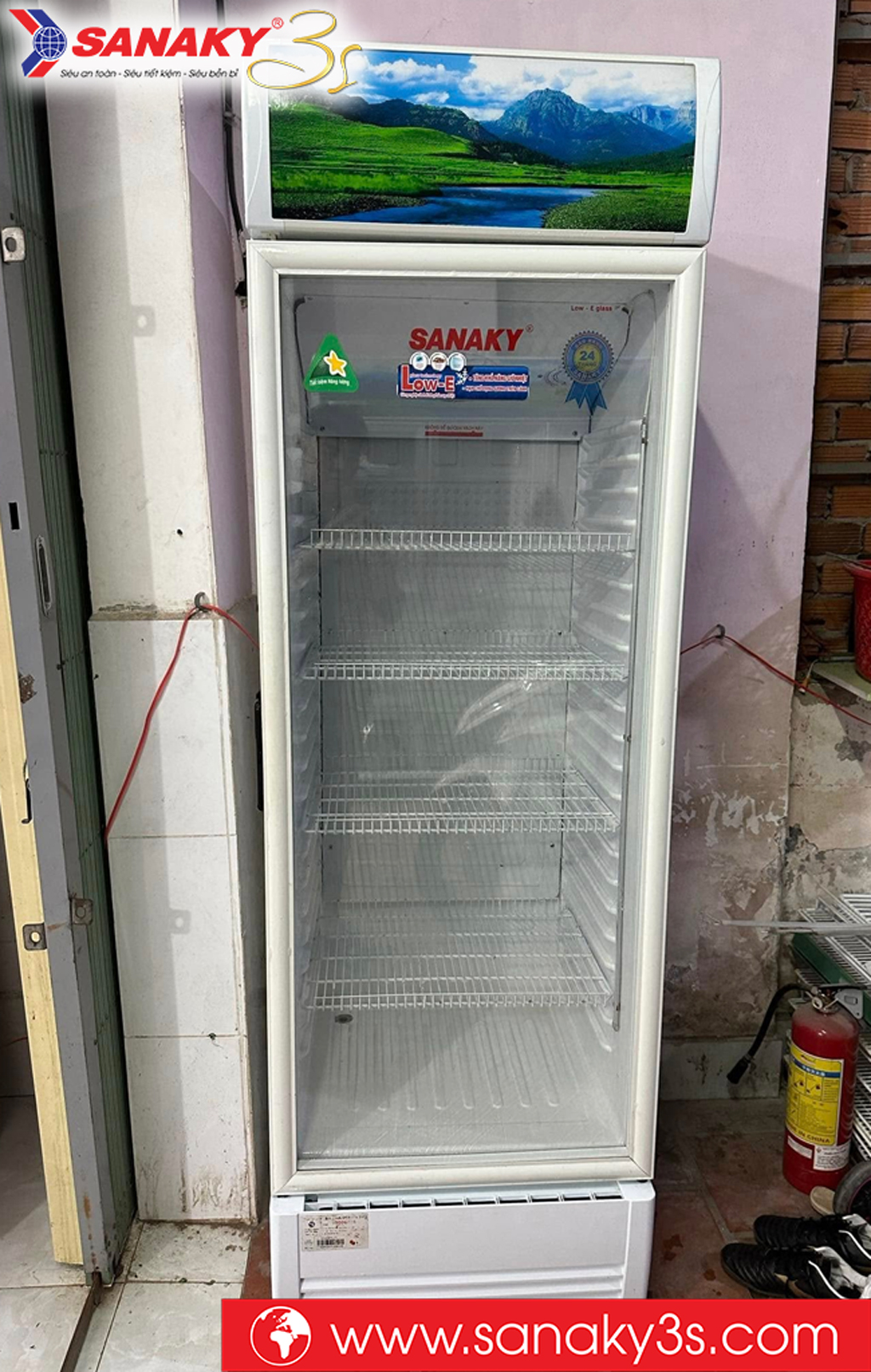 Tủ mát 1 cánh Sanaky VH-408KL chính hãng