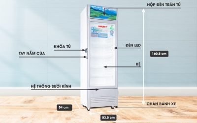 Tủ mát Inverter Sanaky VH-218K3L 210 lít
