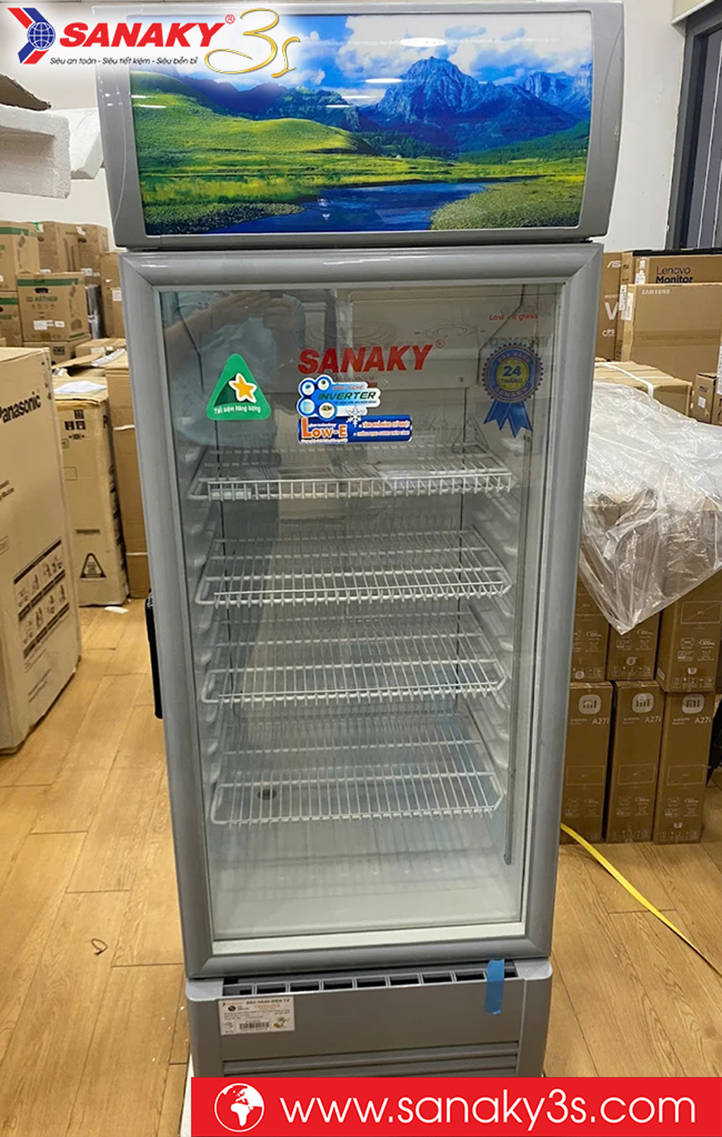 Tủ mát Sanaky VH-218K3L 170 Lít