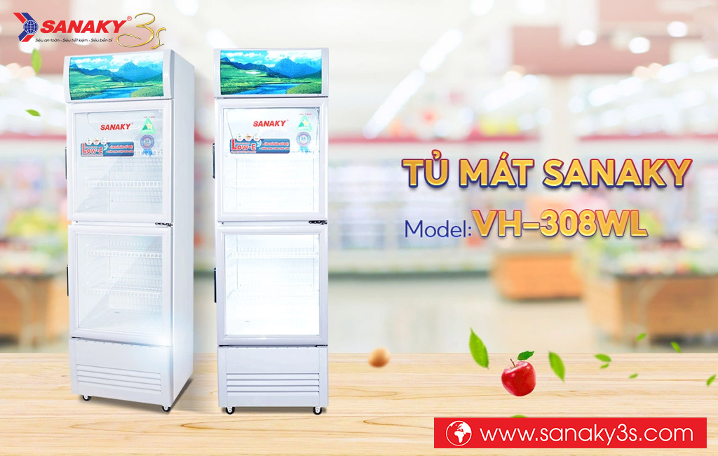 Tủ mát Sanaky VH-308WL 240L
