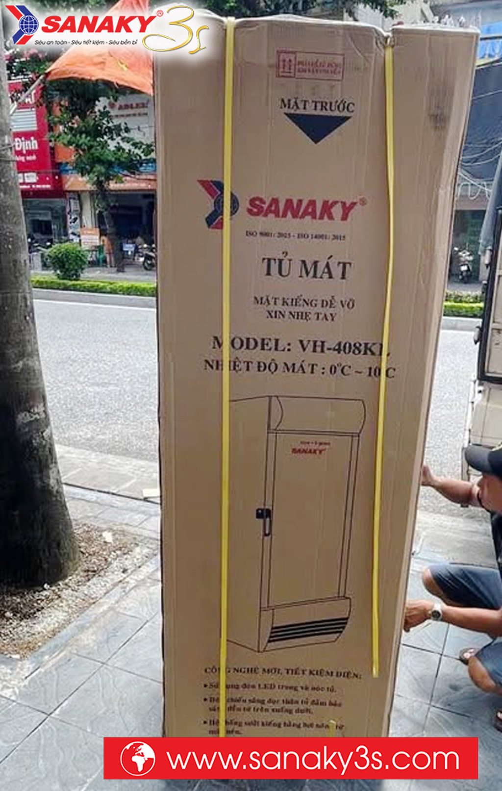 Tủ mát Sanaky VH-408KL 340L chính hãng