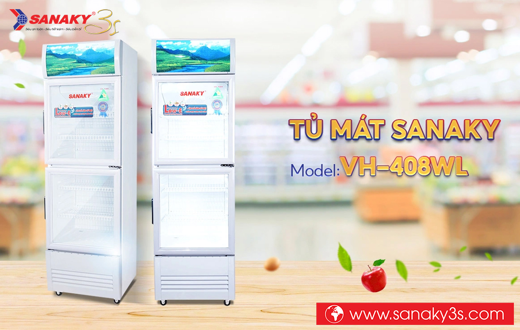Tủ mát Sanaky VH-408WL 340L