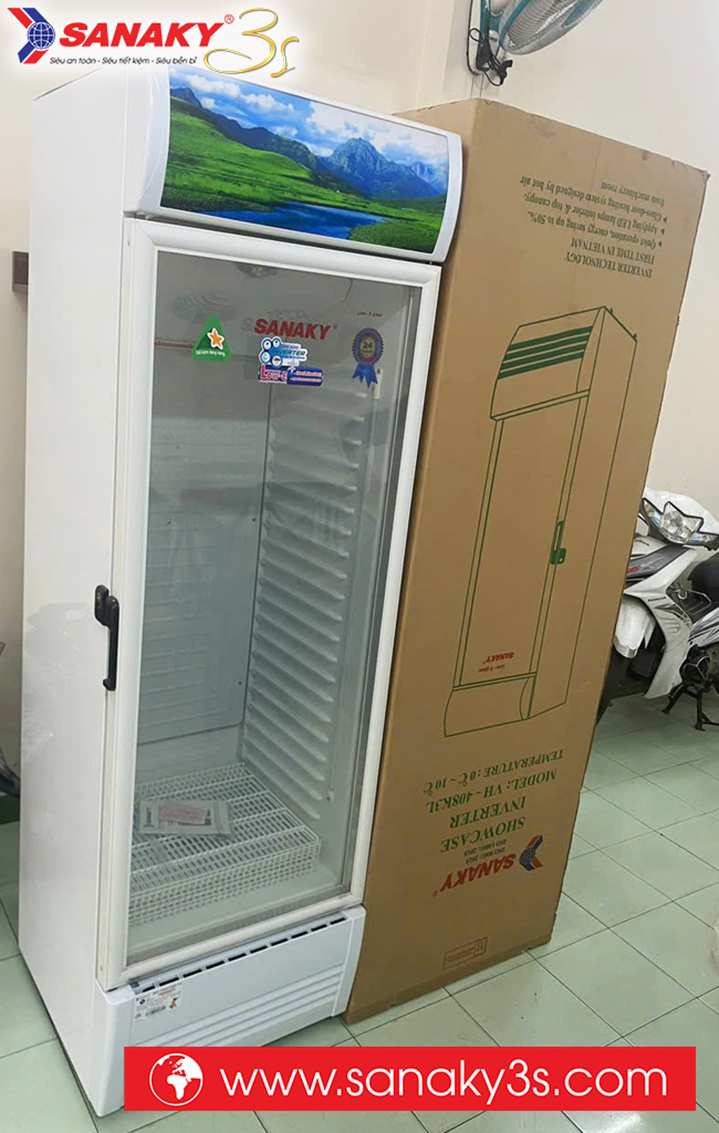 Tủ mát inverter Sanaky VH-358K3L