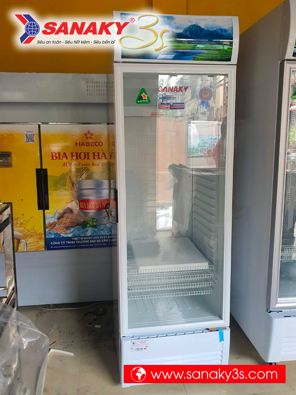 Tủ mát Inverter Sanaky VH-408K3L công nghệ mới