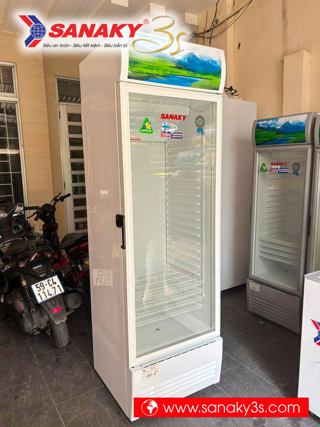 Tủ mát Inverter Sanaky VH-408K3L hạn chế đọng sương