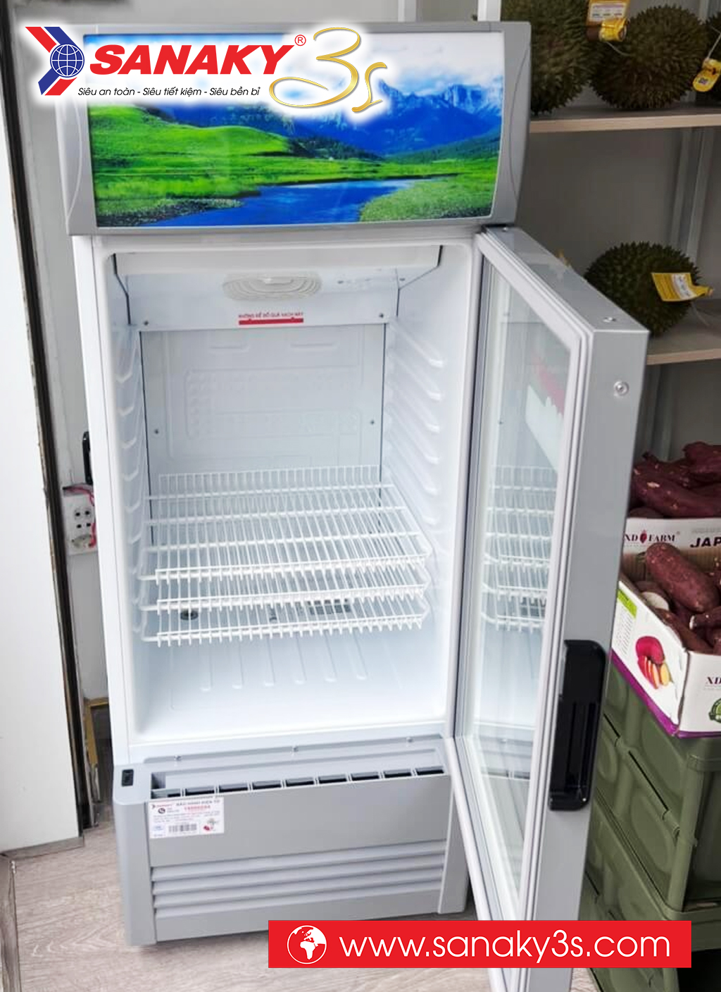 Tủ mát Sanaky VH-168KL 130 Lít