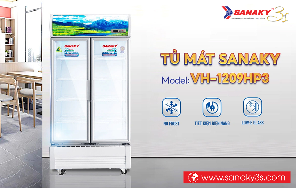 Tủ mát inverter Sanaky DAVH-1209HP3