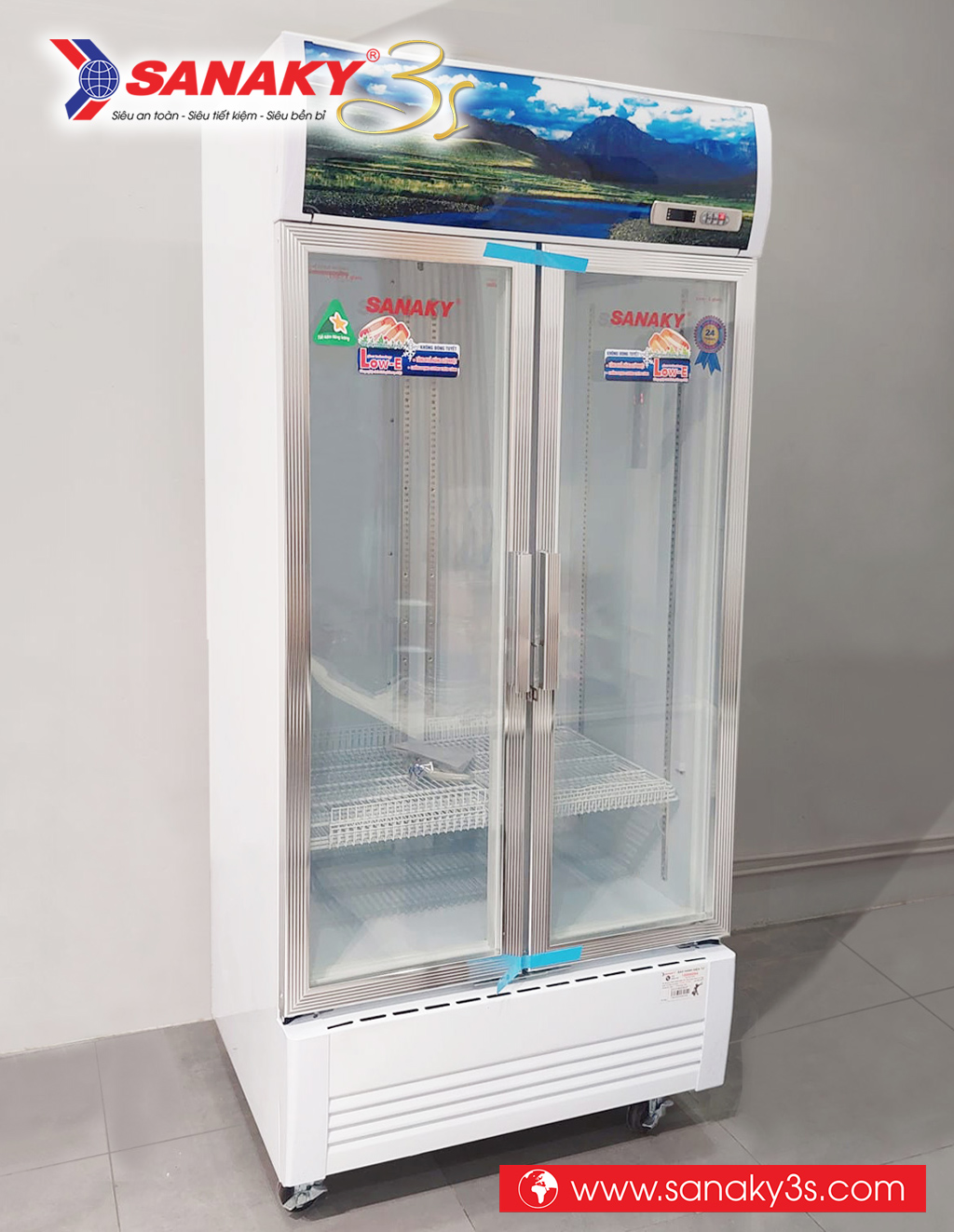 Tủ mát Sanaky Inverter DAVH-8009HP3 800L chính hãng