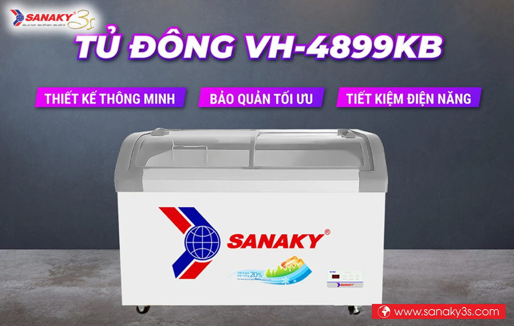 Tủ đông Sanaky VH-4899KB 350L
