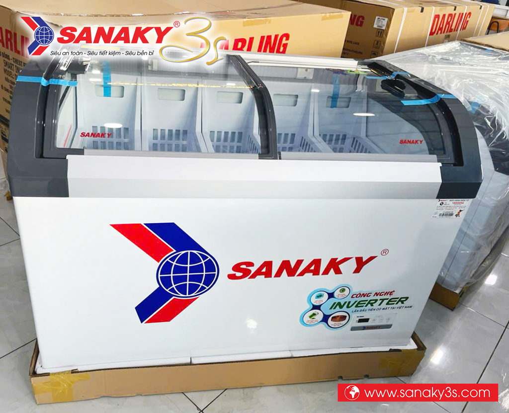 Tủ đông Sanaky Inverter VH-4899K3B 350L