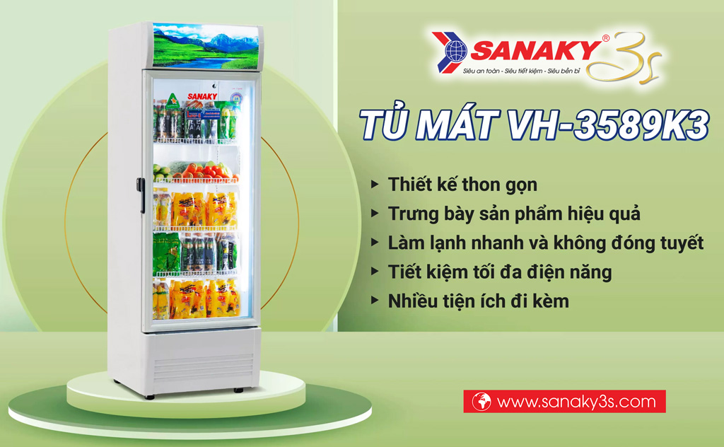 Tủ mát Inverter Sanaky VH-3589K3