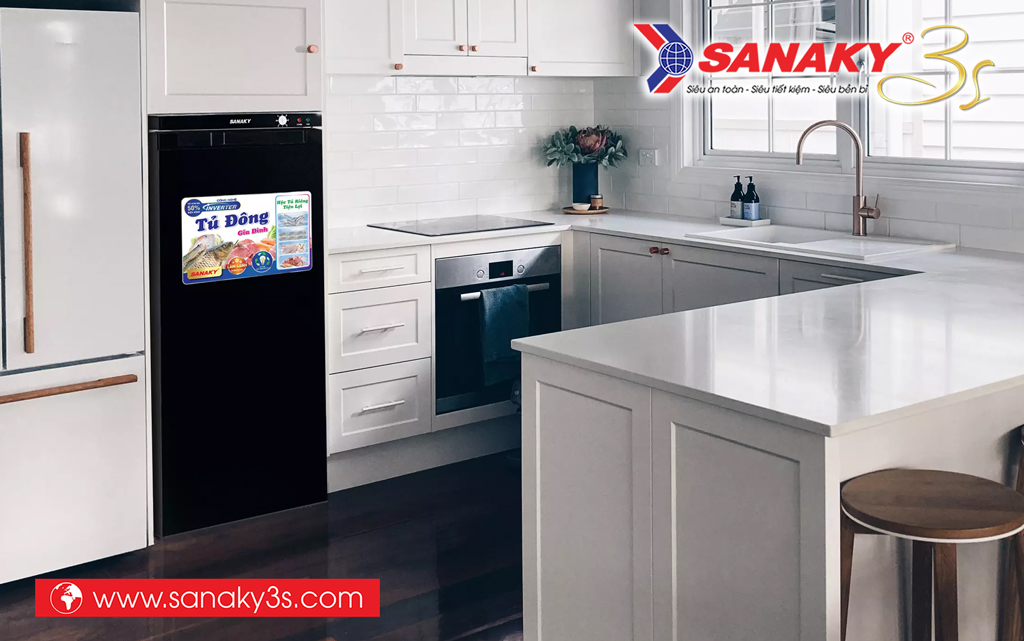 Tủ đông đứng Sanaky Inverter VH-180VD3 150 Lít