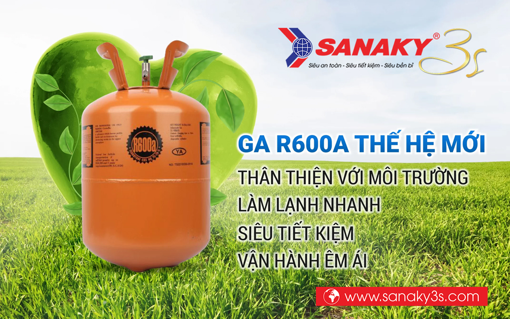 Tủ đông đứng Sanaky VH-180VD3 gas R600a