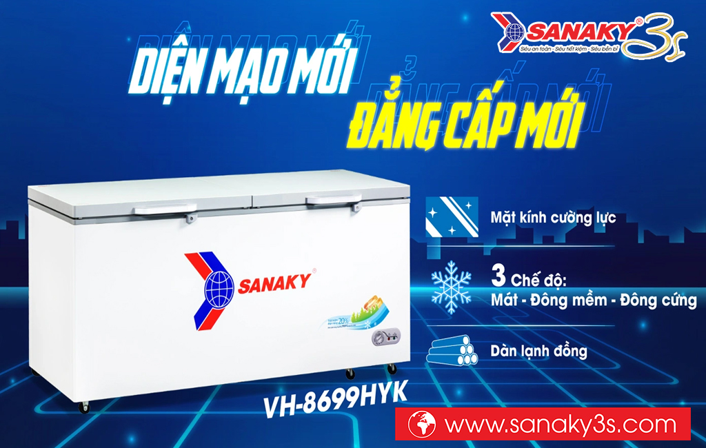 Tủ đông Sanaky VH-8699HYK 761L