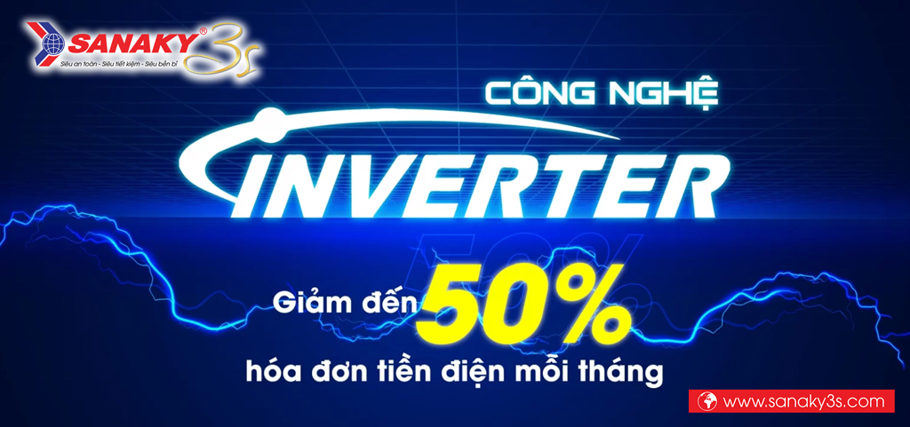 Tủ đông Sanaky Inverter VH-5699HY4K tiết kiệm điện