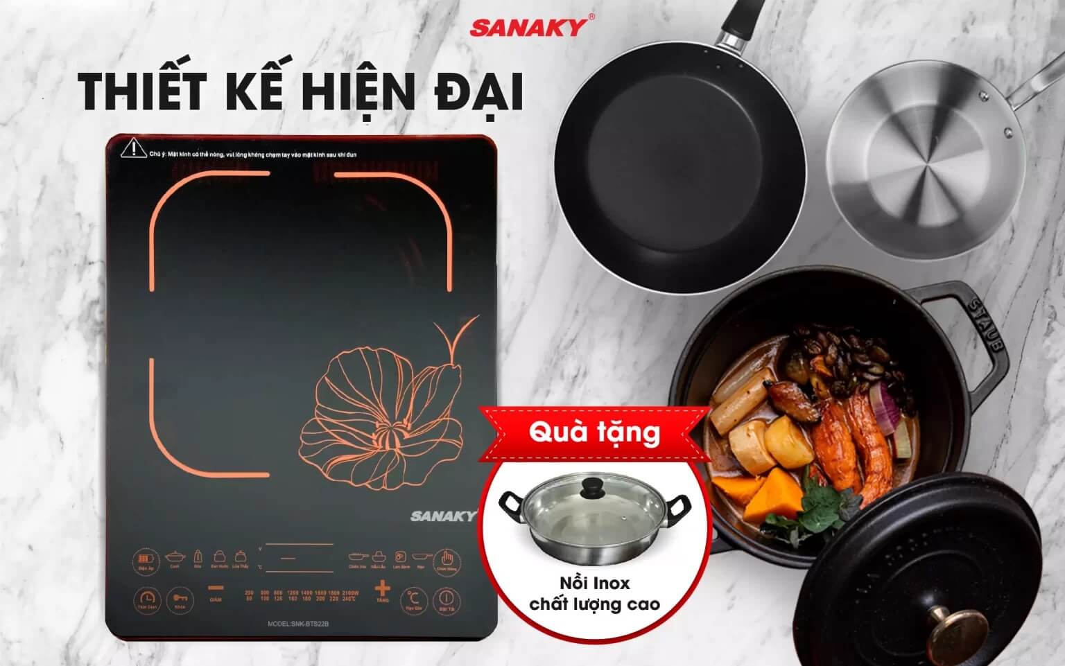 Bếp từ Sanaky SNK-BTS22B