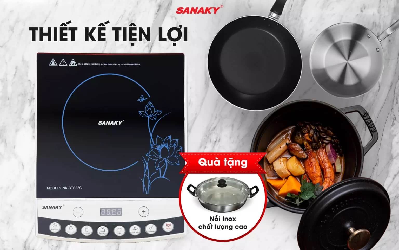 Bếp điện từ Sanaky SNK-BTS22C