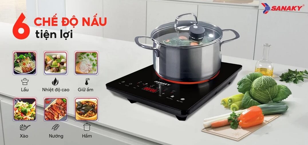 6 chế độ nấu