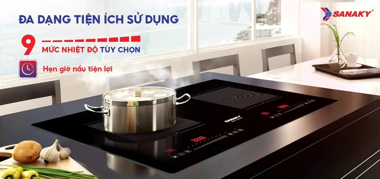 9 mức công suất điều chỉnh