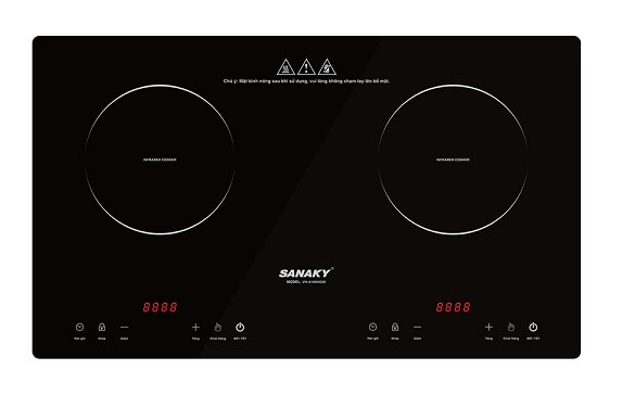 Bếp Hồng Ngoại Đôi Sanaky VH-4100HGW
