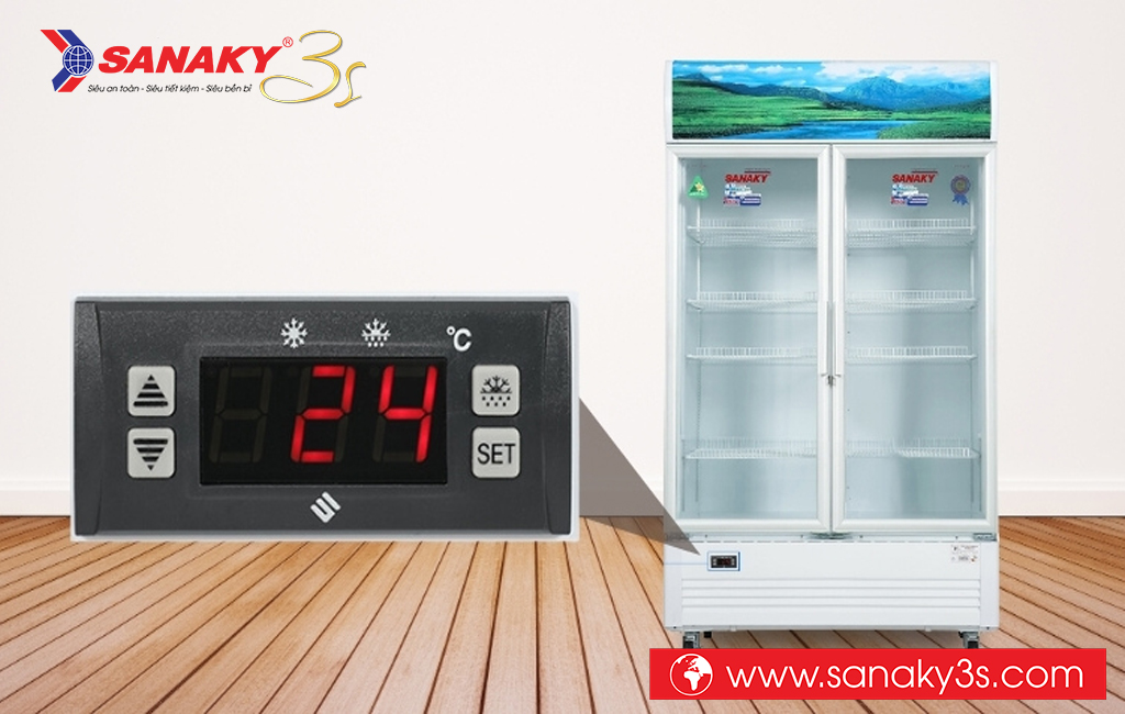 Cài đặt nhiệt độ tủ mát Sanaky phù hợp