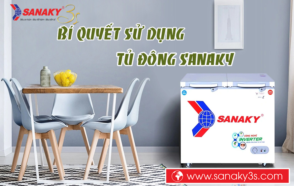 Bí quyết vàng cho người lần đầu sử dụng tủ đông Sanaky