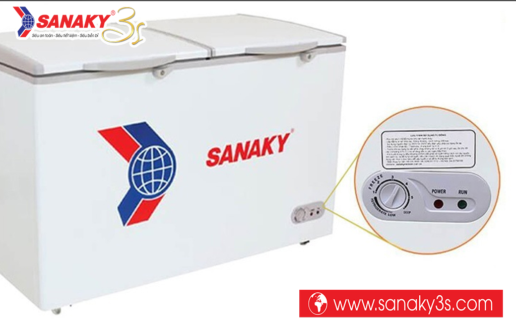 Điều chỉnh nhiệt độ tủ đông Sanaky