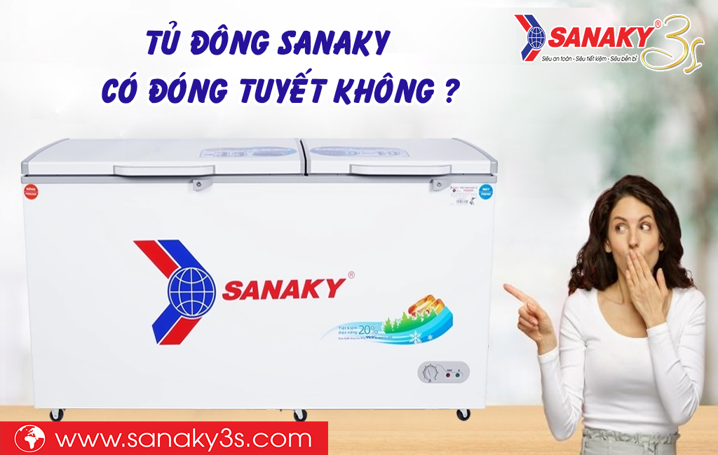 Giải đáp thắc mắc: Tủ đông Sanaky có bị đóng tuyết không ?