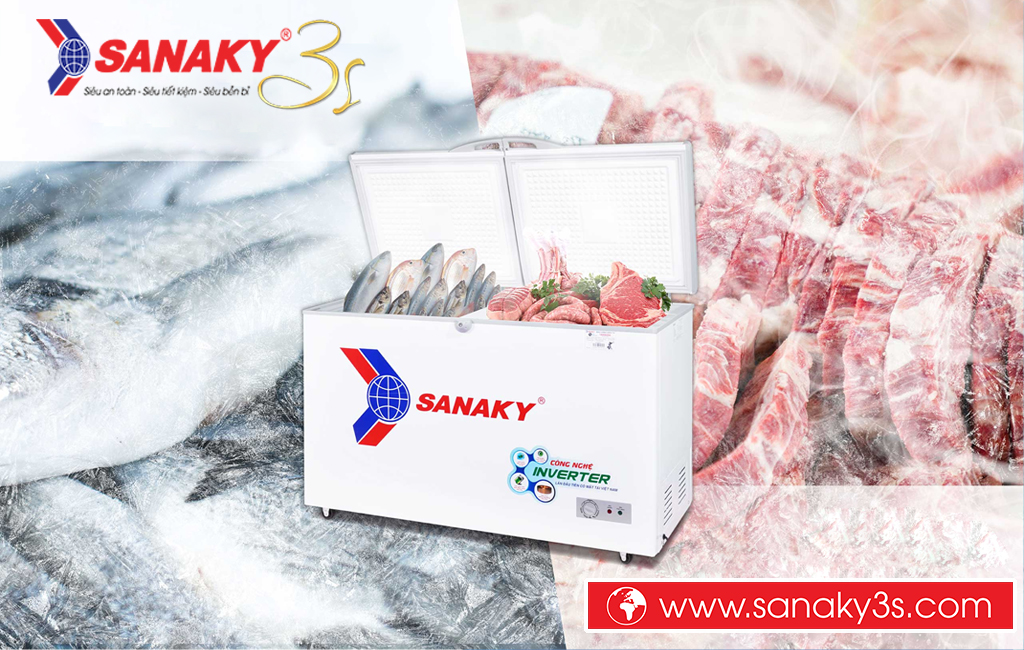 Hạn chế mở cửa tủ đông Sanaky quá lâu