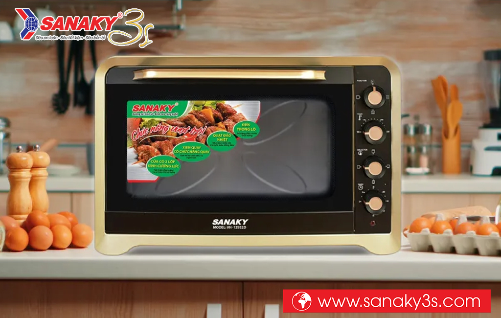 Lò nướng Sanaky VH-129N2D 120 Lít