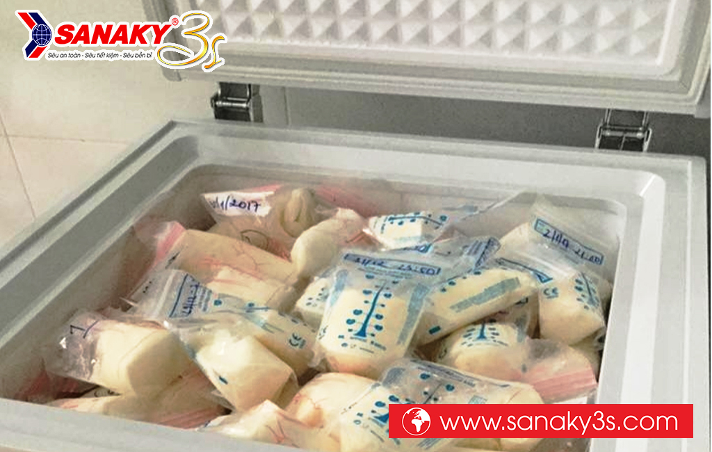 Tủ đông Sanaky VH-1599HYK phù hợp trữ sữa