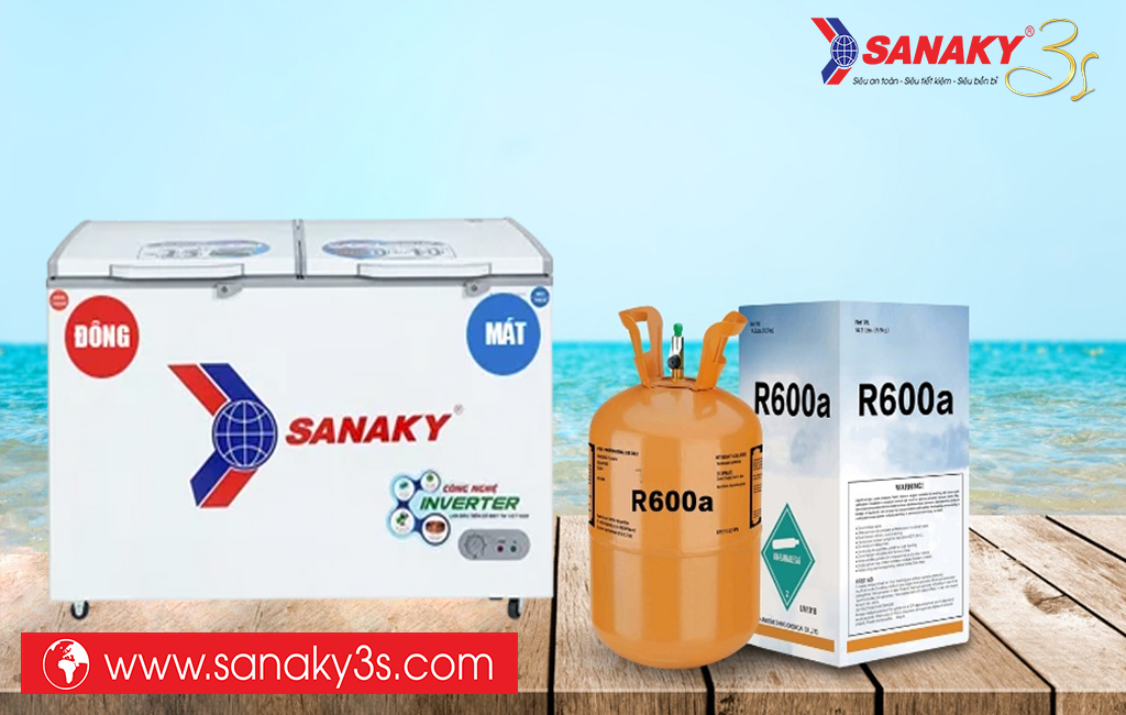 Tủ đông Sanaky Vh-4099W3 sử dụng Gas R600a