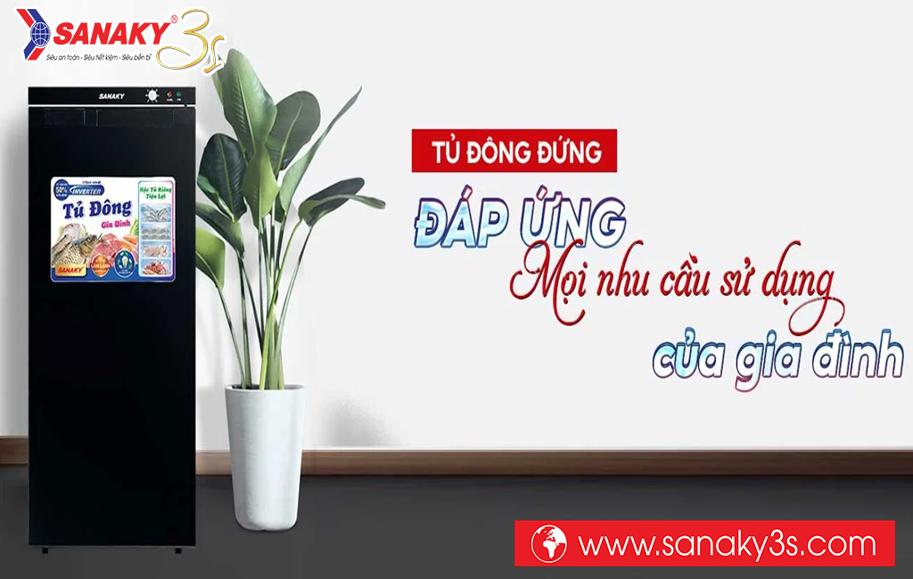 Tủ đông Sanaky chính hãng