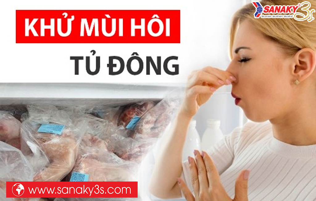 Tủ đông Sanaky có mùi hôi khó chịu