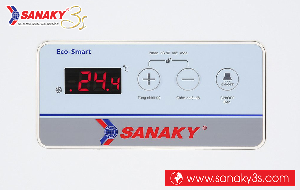 Tủ đông Sanaky sáng đèn nhưng máy không hoạt động