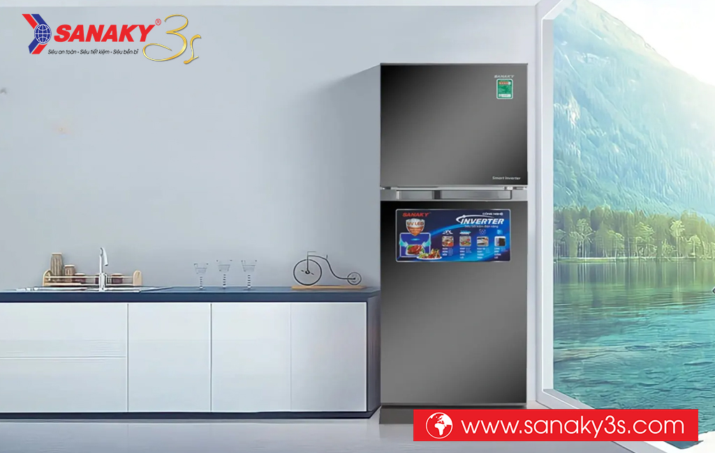 Tủ lạnh Sanaky inverter VH-209KG