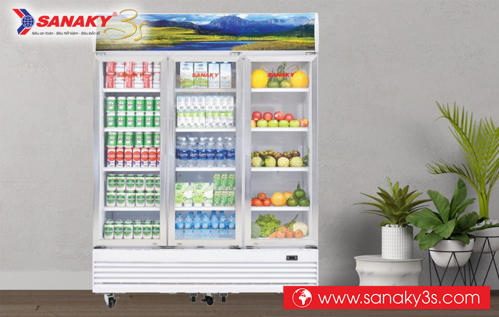 Tủ mát Sanaky DAVH-1520HP 3 cánh